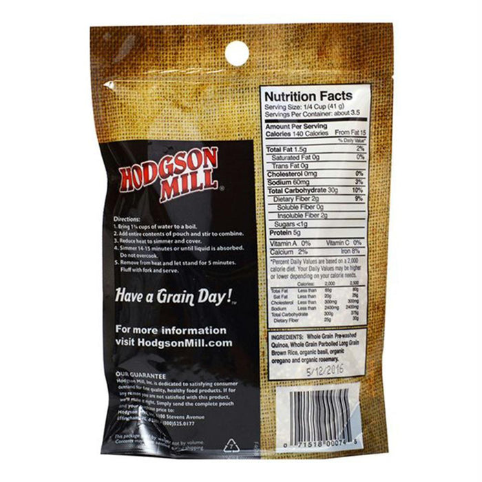 Hodgson Mill: Gluten Free Italian Quinoa & Brown Rice, 5 Oz