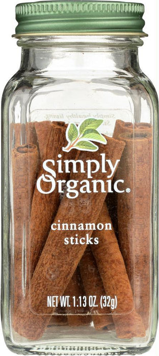 Simply Organic: Cinnamon Stix Whole Bottle, 1.13 Oz