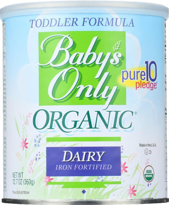 Baby's Only: Organic Toddler Formula Dairy Iron Fortified, 12.7 Oz