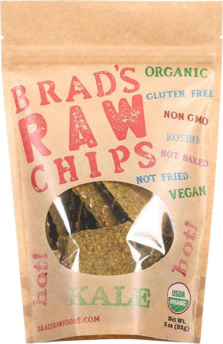 Brad's: Raw Foods Vegan Chips Hot Kale, 3 Oz