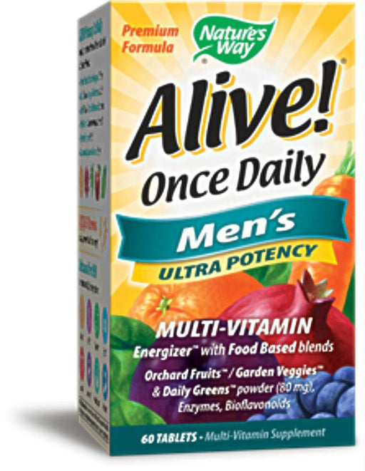 Nature's Way: Alive Once Daily Men's Multi-vitamin, 60 Tablets