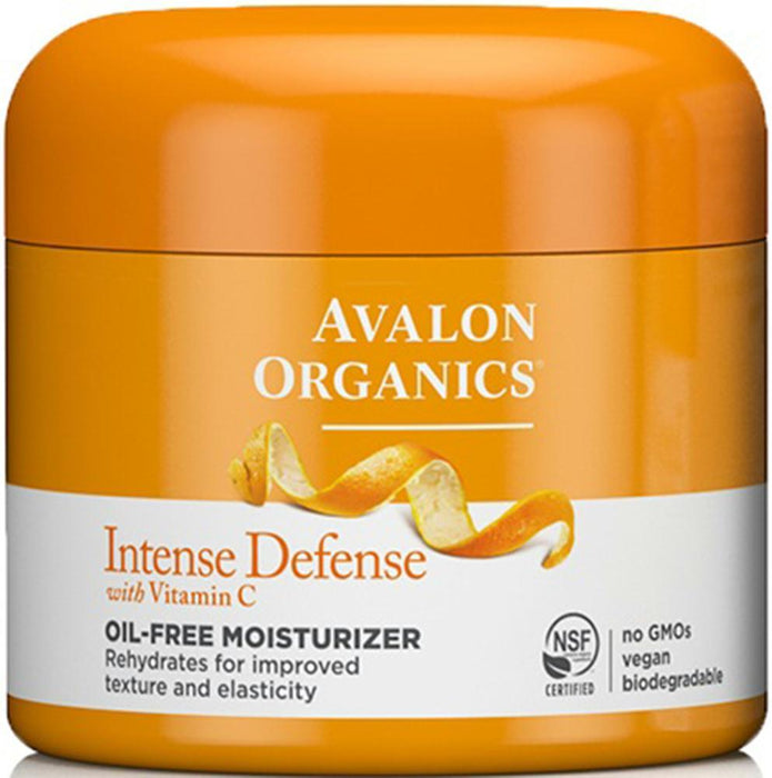 Avalon Organics: Intense Defense Vitamin C Renewal Rejuvenating Oil-free Moisturizer, 2 Oz