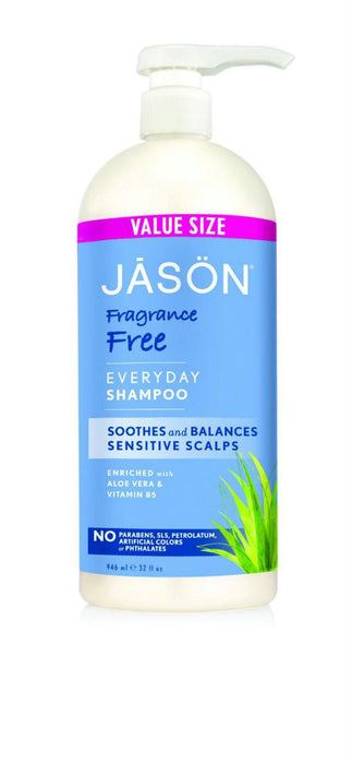 Jason: Everyday Shampoo Fragrance Free, 32 Oz