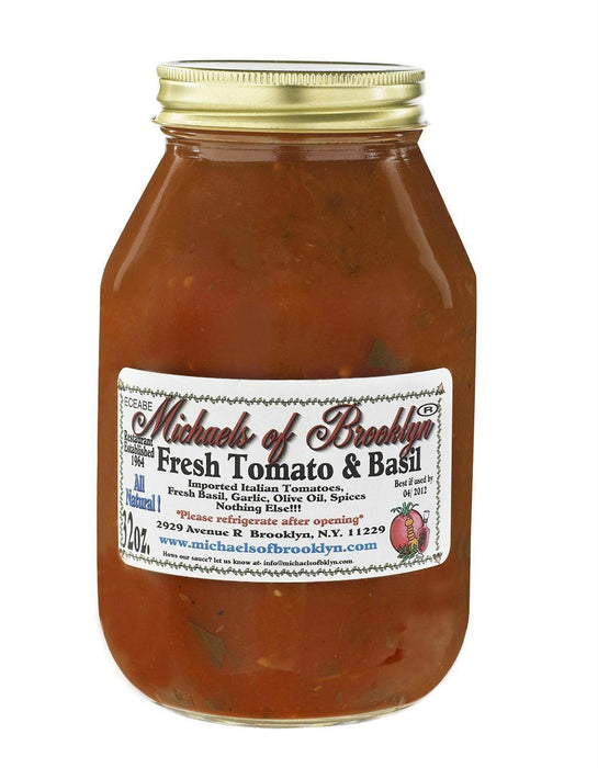 Michaels Of Brooklyn: Fresh Tomato & Basil Sauce, 32 Oz