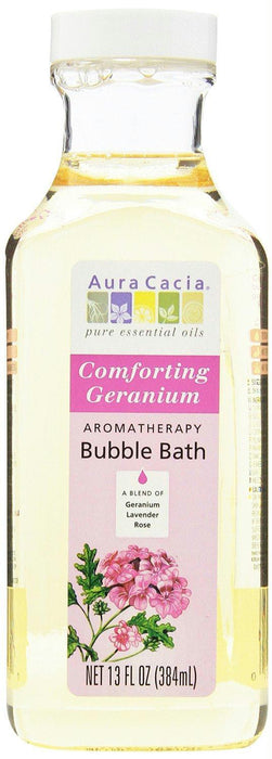 Aura Cacia: Comforting Geranium Bubble Bath, 13 Oz