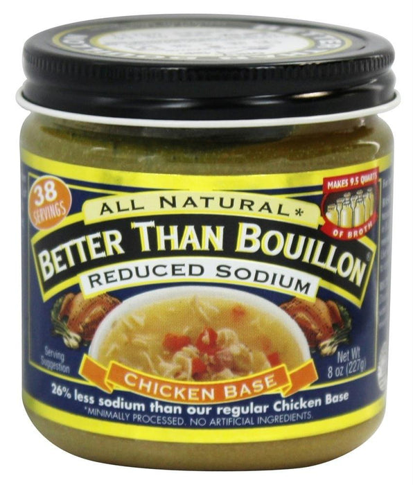 Better Than Bouillon: Vegetarian No Chicken Base Reduced Sodium, 8 Oz