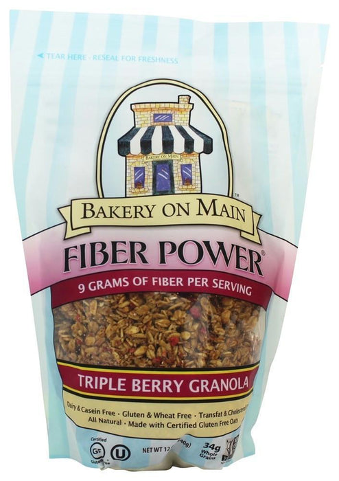 Bakery On Main: Gourmet Naturals Fiber Power Granola Triple Berry, 12 Oz