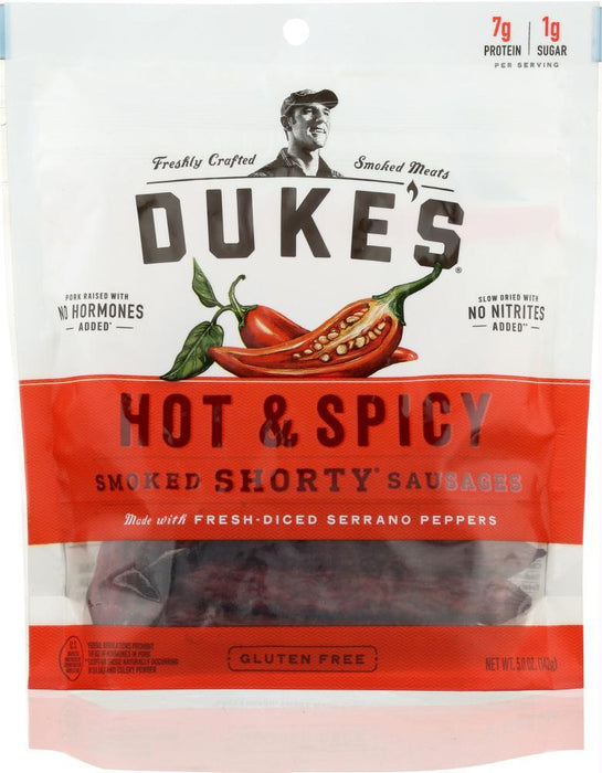 Dukes: Sausage Smkd Shrty Hot S (5.000 Oz)