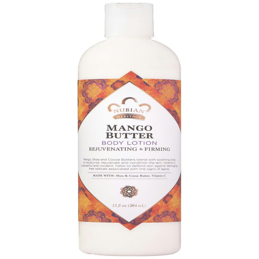 Nubian Heritage: Lotion Mango And Shea Butter With Vitamin C, 13 Oz