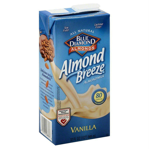 Blue Diamond: Almond Breeze Almond Milk Vanilla, 32 Oz