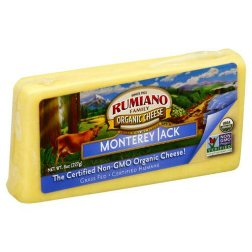 Rumiano: Monterey Jack Organic Cheese, 8 Oz