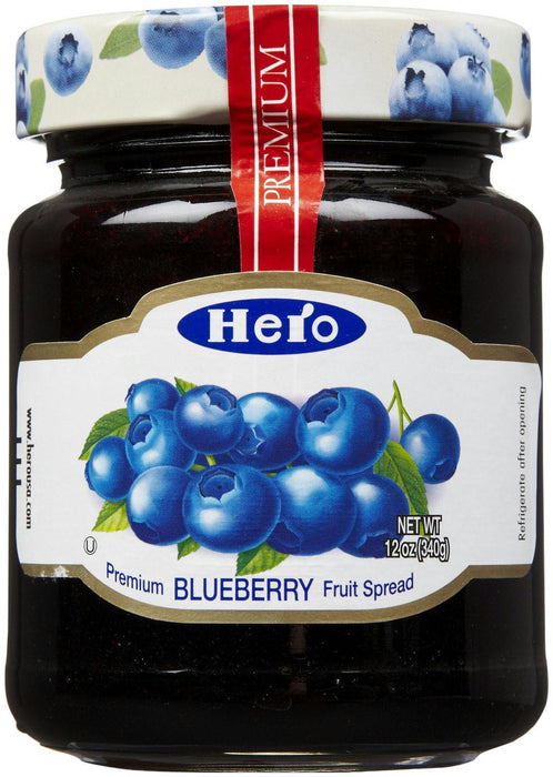 Hero: Premium Blueberry Fruit Spread, 12 Oz