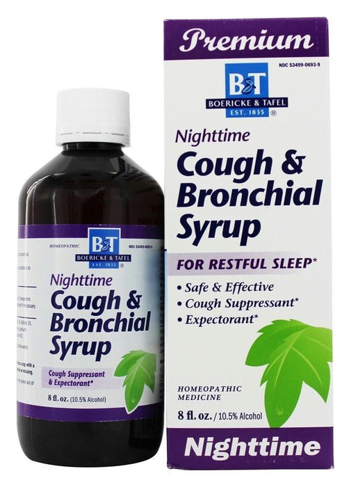 Natures Way Boericke & Tafel: Nighttime Cough & Bronchial Syrup, 8 Oz