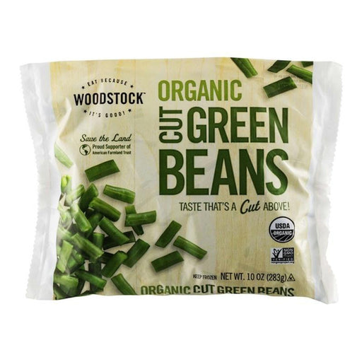 Woodstock: Organic Frozen Cut Green Beans, 10 Oz