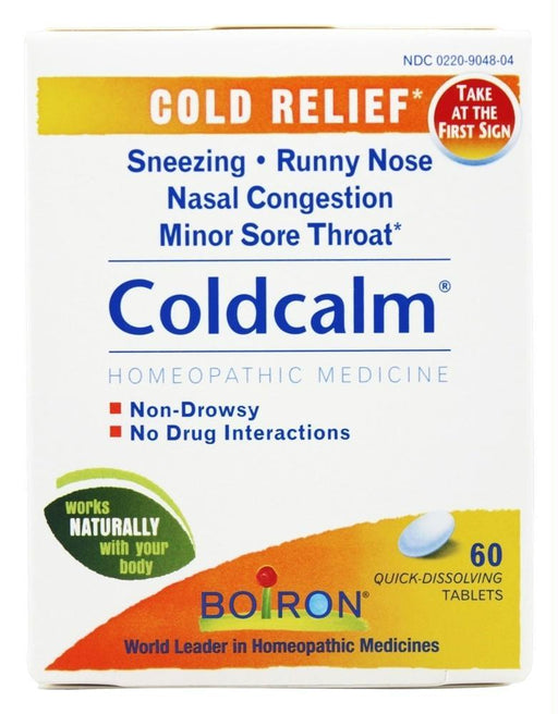 Boiron: Coldcalm Homeopathic Cold Medicine, 60 Tablets