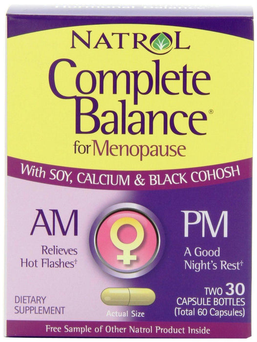 Natrol: Complete Balance For Menopause Am Pm, 60 Capsules