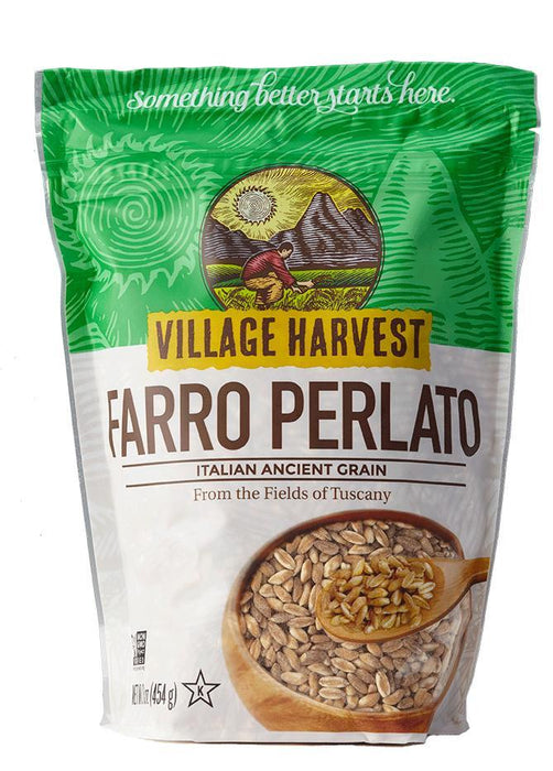 Village Harvest: Grain Farro Perlato Italian, 16 Oz