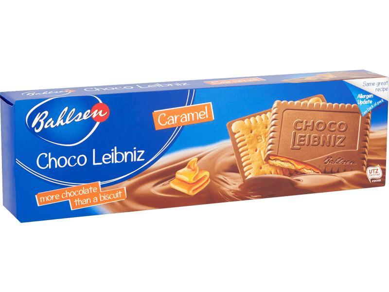 Bahlsen: Leibniz Chocolate Caramel Biscuit, 4.8 Oz