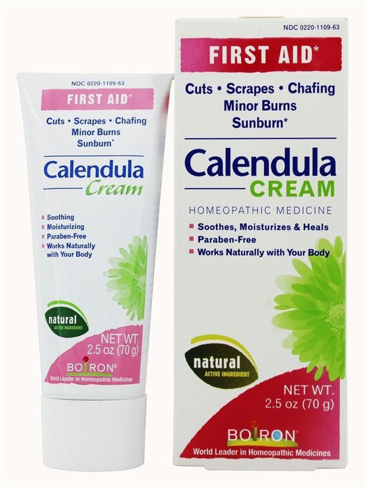 Boiron: First Aid Calendula Cream Homeophatic Medicine, 2.5 Oz