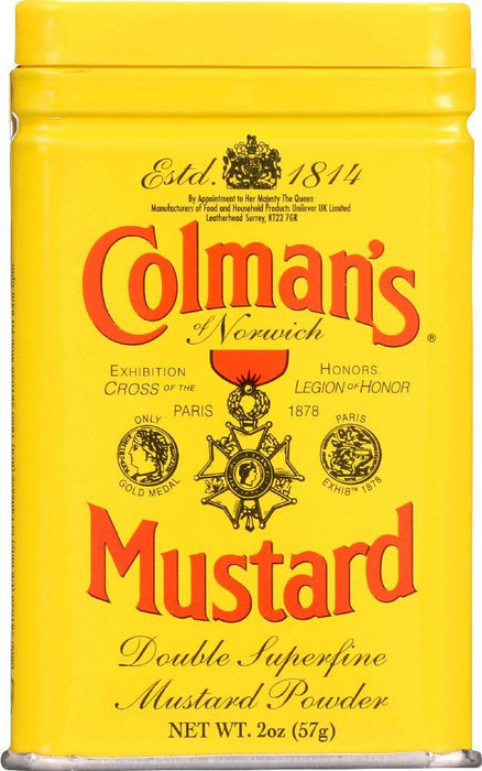 Colmans: Mustard Double Superfine Powder, 2 Oz