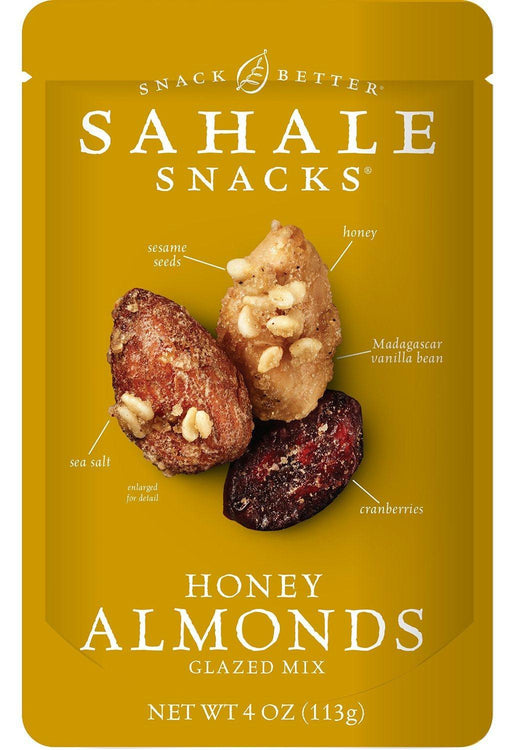 Sahale Snacks: Almonds With Cranberries Honey + Sea Salt, 4 Oz