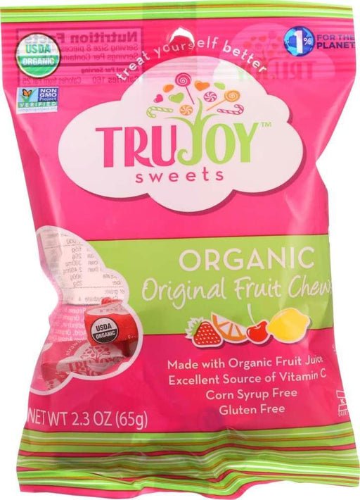 Trujoy Sweets: Organic Original Fruit Chews, 2.3 Oz