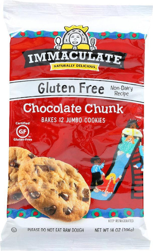 Immaculate Baking: Gluten Free Chocolate Chunk Cookie Dough, 14 Oz