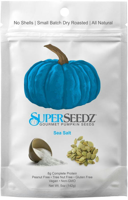 Super Seedz: Gourmet Pumpkin Seeds Sea Salt, 5 Oz