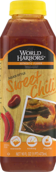 World Harbors: Asian Style Sweet Chili Sauce, 16 Oz