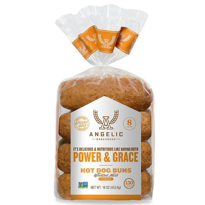 Angelic Bakehouse: Sprouted Seven-grain Hot Dog Buns, 16 Oz