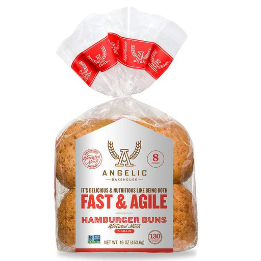 Angelic Bakehouse: Sprouted Seven-grain Hamburger Buns, 16 Oz