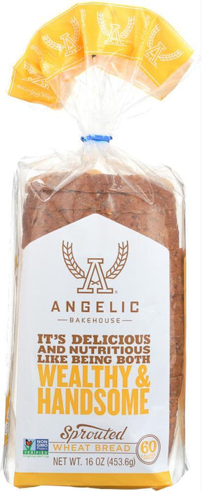 Angelic Bakehouse: Sprouted Wheat Bread, 16 Oz