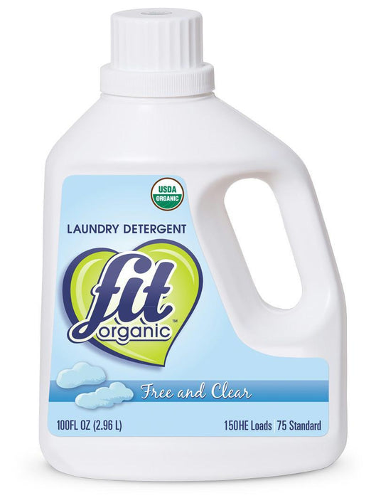 Fit Organic: Free And Clear Laundry Detergent, 100 Oz