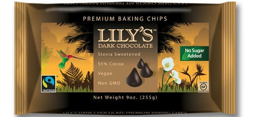 Lilys Sweets: Dark Chocolate Premium Baking Chips, 9 Oz