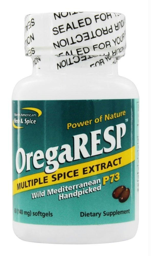 North American Herb & Spice: Oregaresp 140 Mg, 60 Softgels