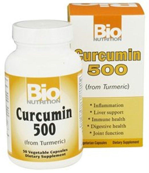 Bio Nutrition: Curcumin 500 From Turmeric, 50 Vegetarian Capsules