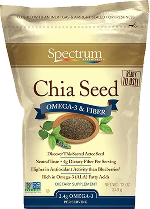 Spectrum Naturals: Chia Seed Omega-3 And Fiber, 12 Oz