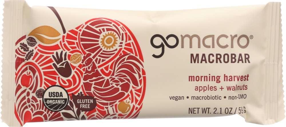 Gomacro: Macrobar Morning Harvest Apples + Walnuts, 2.1 Oz