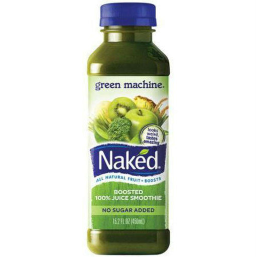 Naked: Green Machine All Natural Fruit + Boosts Juice Smoothie, 15.2 Oz