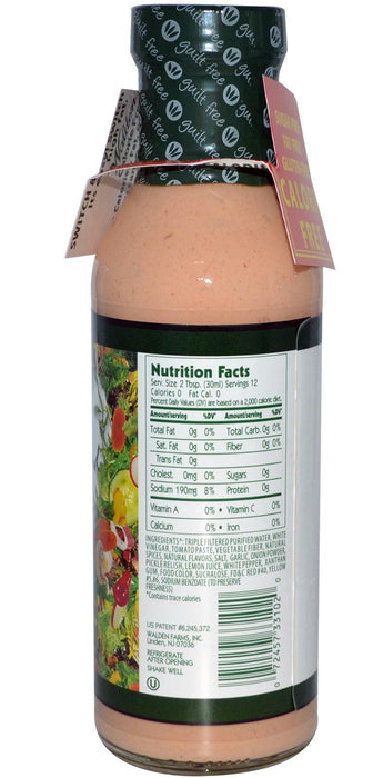 Walden Farms: Sugar Free Dressing Thousand Island, 12 Oz