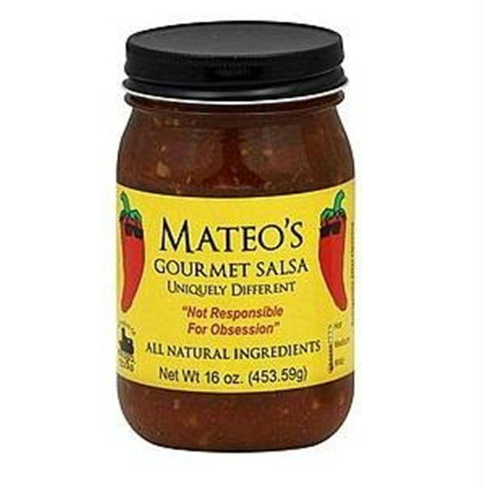 Mateo's: Gourmet Salsa Medium, 16 Oz