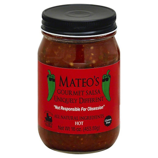 Mateo's: Gourmet Hot Salsa, 16 Oz