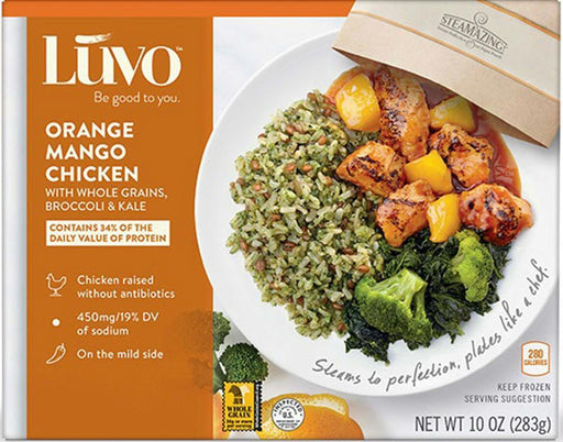 Luvo: Orange Mango Chicken With Whole Grains, Kale & Broccoli, 10 Oz