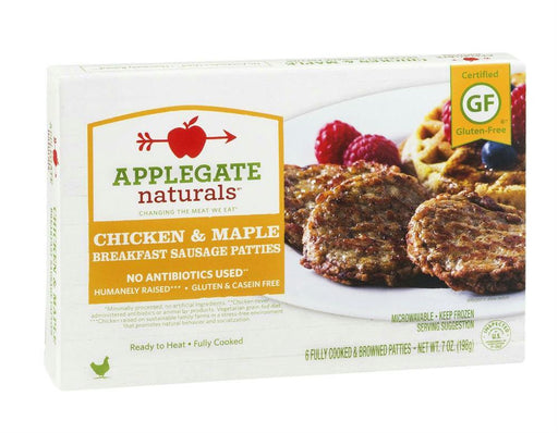 Applegate: Naturals Chicken & Maple Breakfast Sausage Patty, 7 Oz