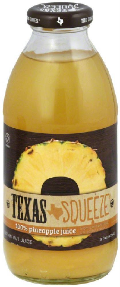 Texas Squeeze: 100% Pineapple Juice, 16 Oz