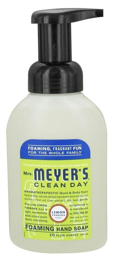 Mrs Meyers Clean Day: Foaming Hand Soap Lemon Verbena Scent, 10 Oz