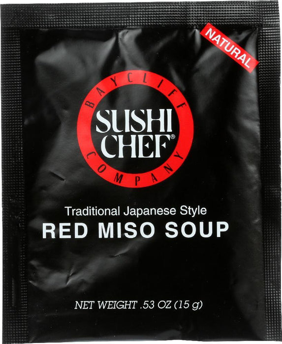 Sushi Chef: Soup Red Miso Traditional Japanese Style, 0.53 Oz