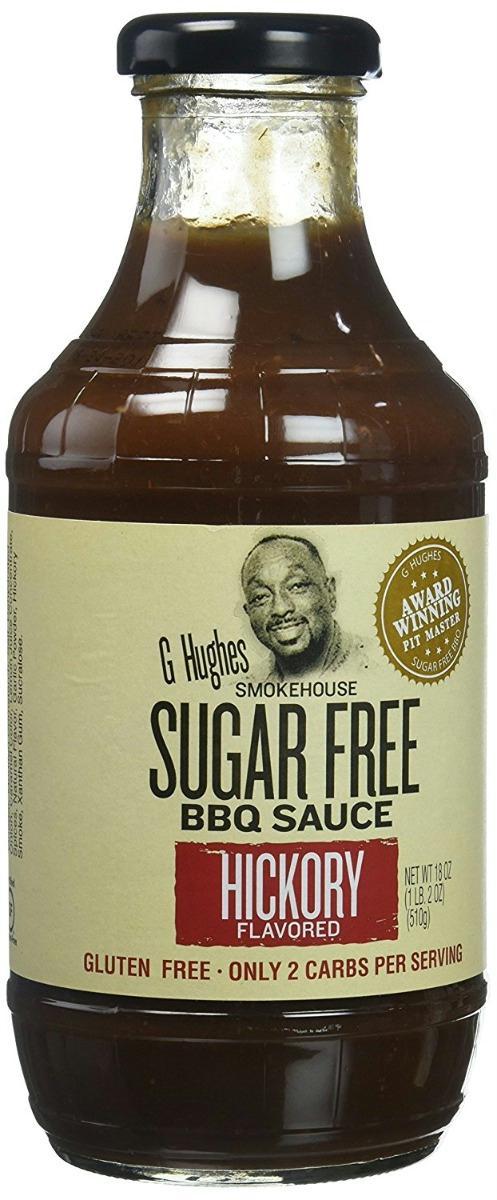 G Hughes: Sugar Free Barbecue Sauce Hickory Flavor, 18 Oz