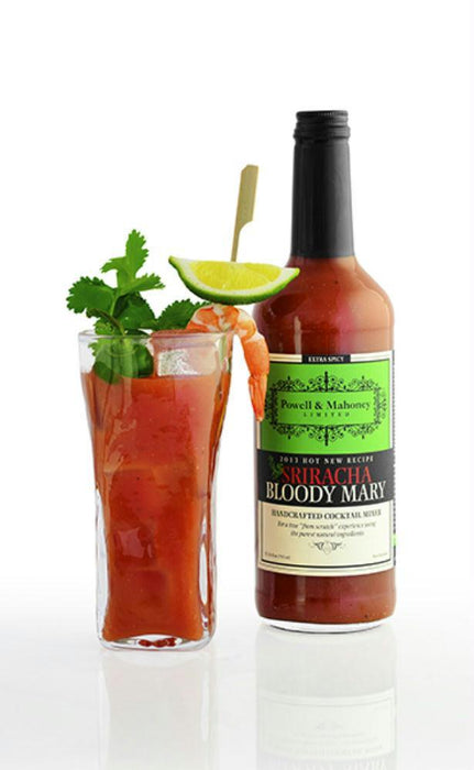 Powell & Mahoney: Sriracha Bloody Mary Super Spicy Cocktail Mixer Non-alcoholic, 750 Ml