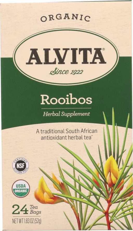 Alvita: Organic Rooibos Caffeine Free, 24 Tea Bags